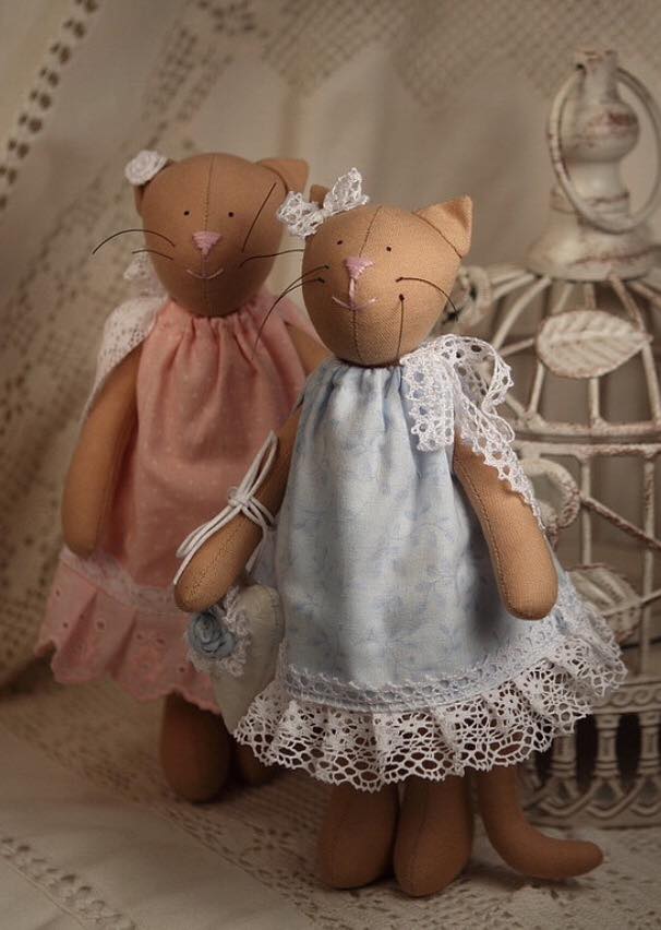 текстильная кукла, своими руками