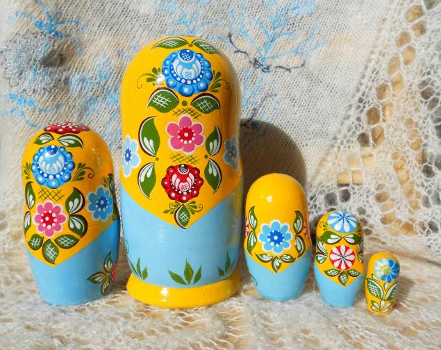 Матрешка Семеновская (круглая) сделано своими руками Матрешка Семеновская (круглая) сделано своими руками
