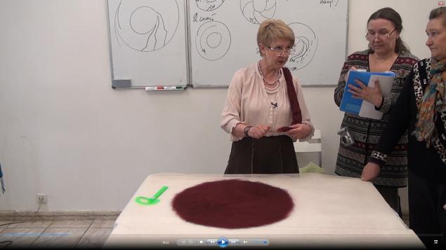 ВидеоМК Ирины Спасской "Дамская шляпка на шаблоне берета. Технология однослойных полей"