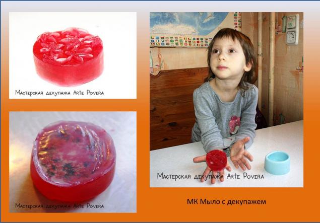 Мастер класс по декупажу мыла