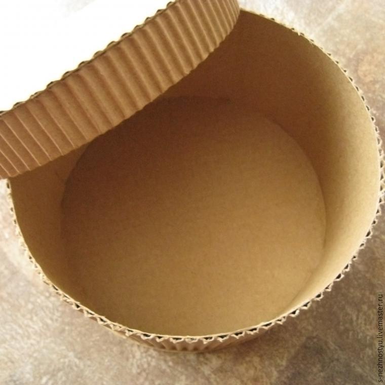 Как сделать круглую коробку