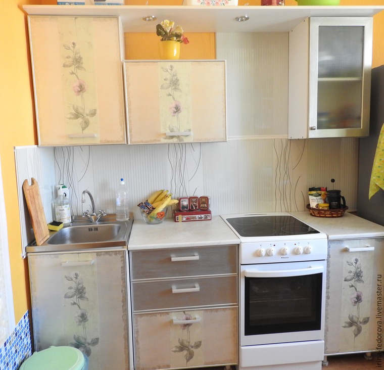 Реставрация кухонного гарнитура своими руками: фото до и после, пошаговые инструкции