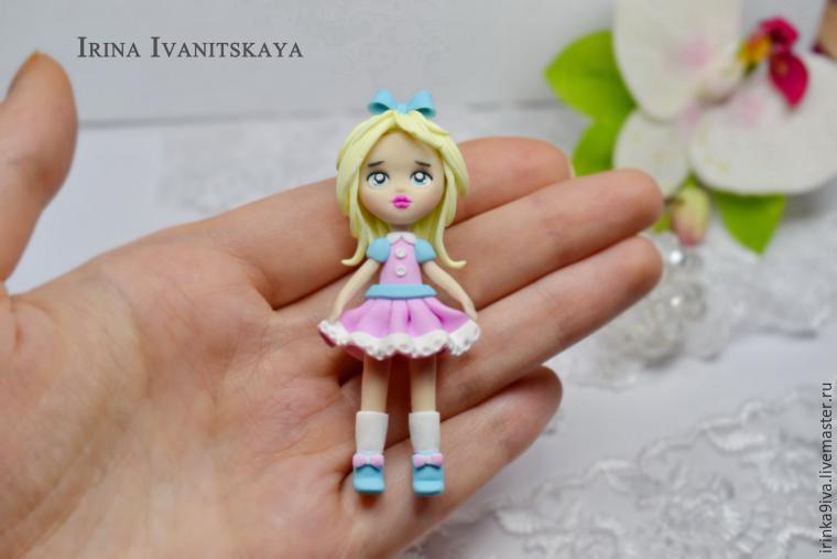 Маленькие винтажные куклы из полимерной глины своими руками