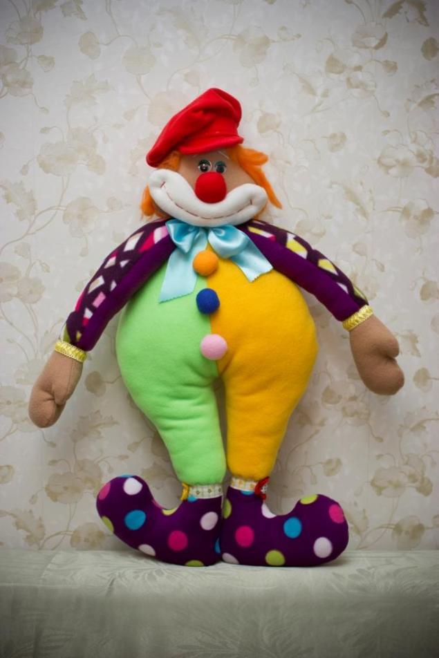 Игрушка из ткани клоун своими руками Игрушка из ткани клоун своими руками