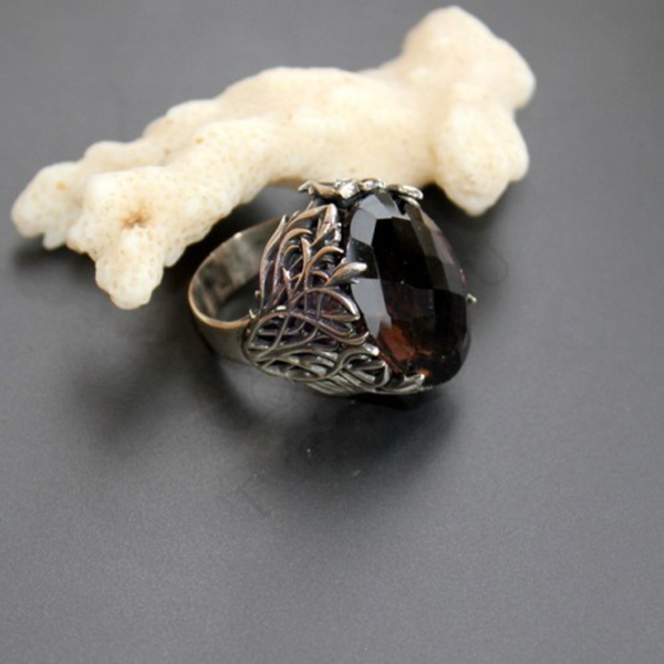 кулон с раухтопазом кулон с раухтопазом