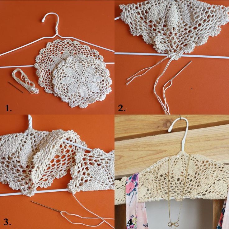 DIY: doily hangers