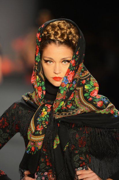 Модные русские платки Модные русские платки