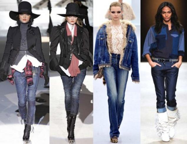 Модные джинсы 2012 - фото В цветовой гамме модных джинсов 2012