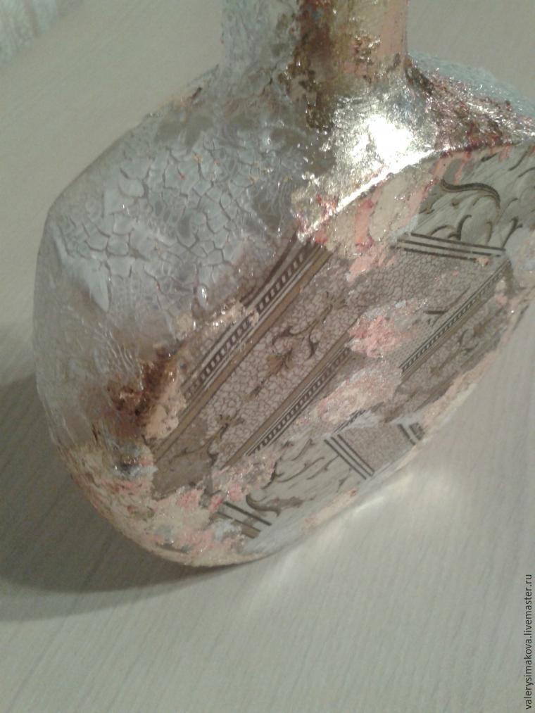 Декупаж на бутылке чтобы была прозрачной Декупаж на бутылке чтобы была прозрачной