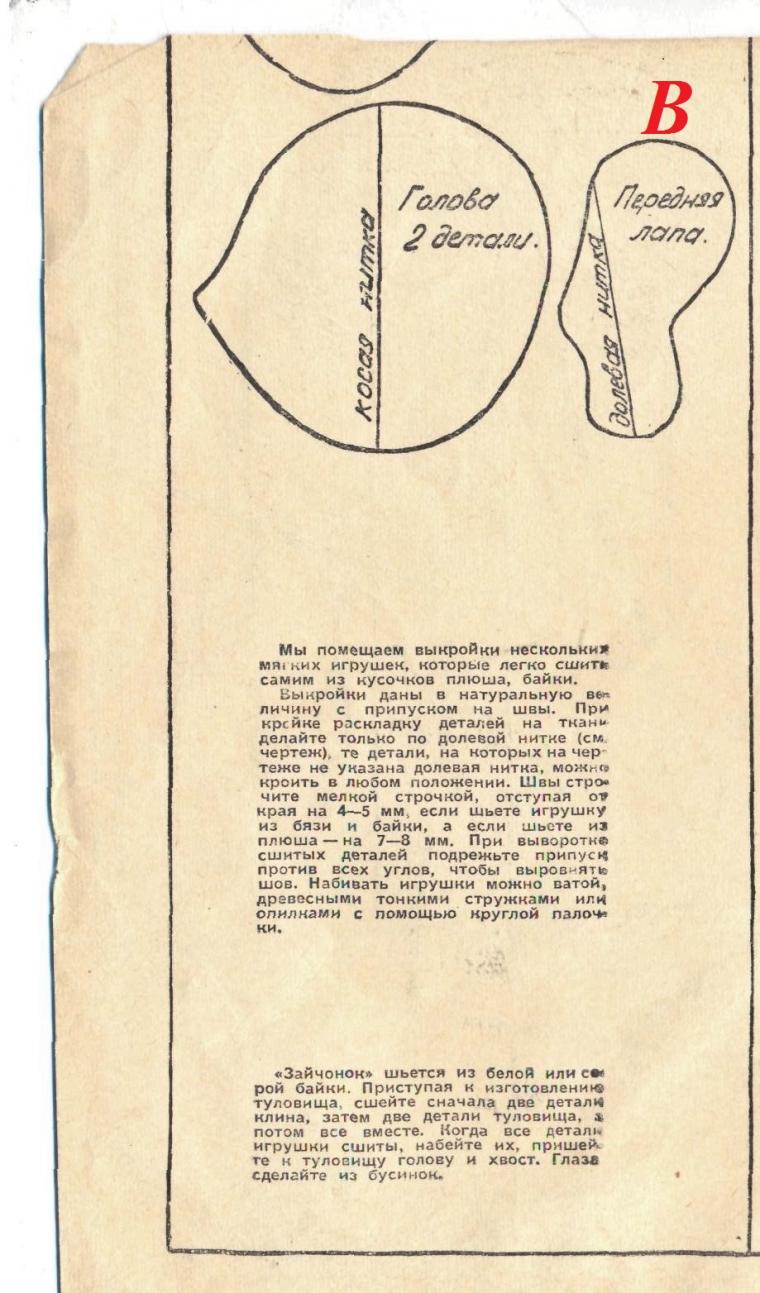 Материалы для выкройки Материалы для выкройки
