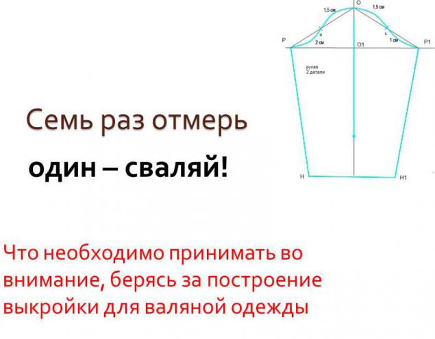 Выкройки для валяния построение Выкройки для валяния построение