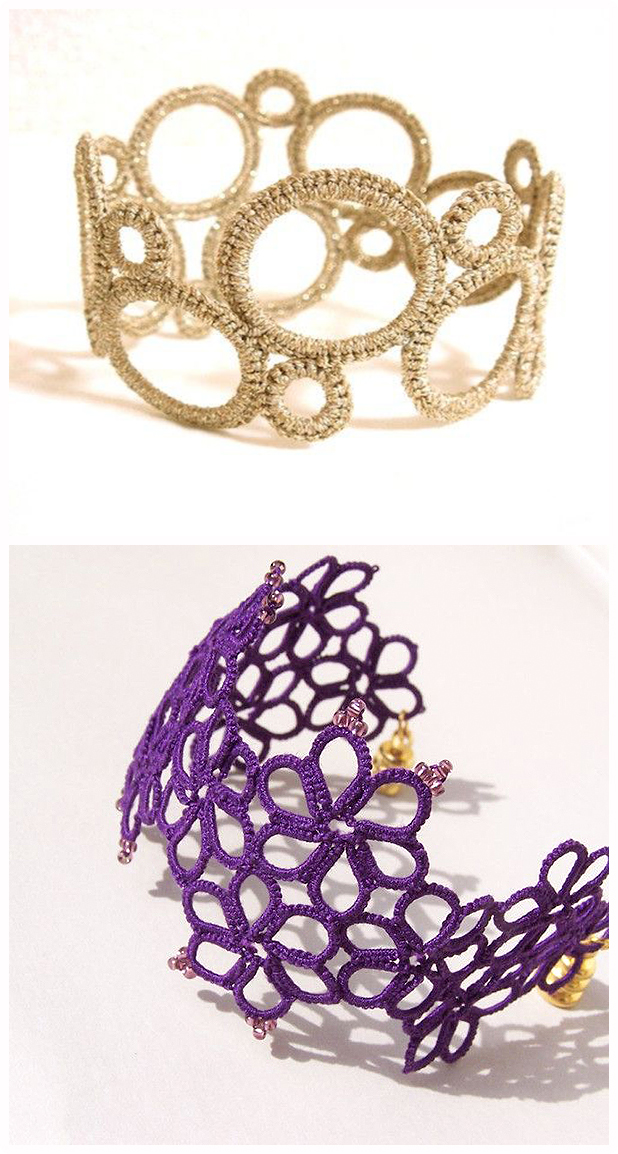 Потрясающие вязаные браслеты, серьги, колье! 150 прекрасных украшений крючком и спицами...