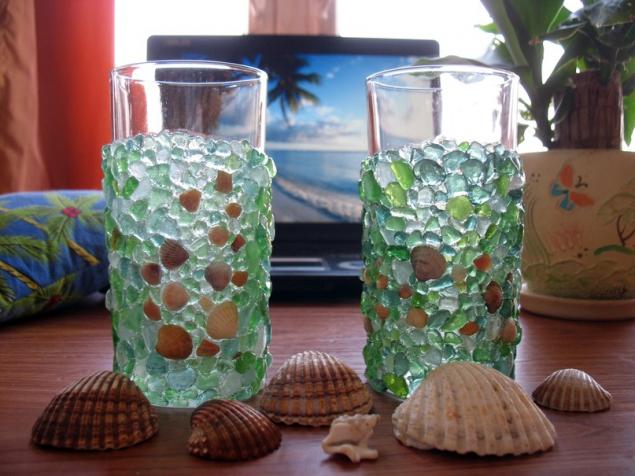 Морские стеклышки в интерьере