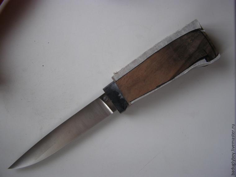 Мастерим ножны для ножа с грибком, фото № 9