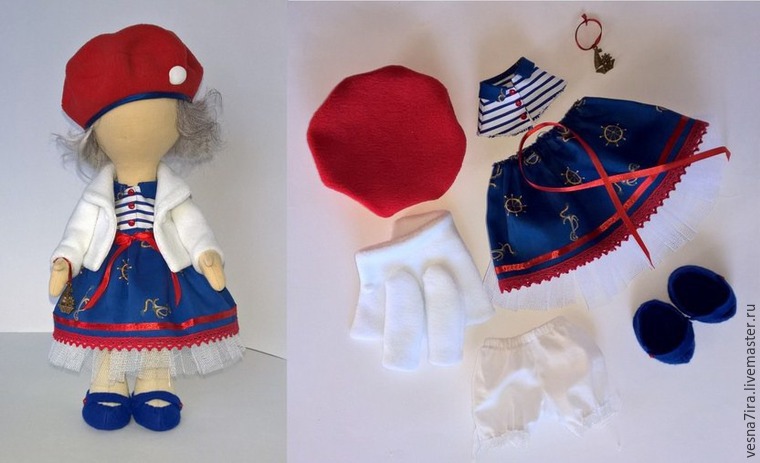 Шьем комплект одежды для куклы-большеножки, фото № 31