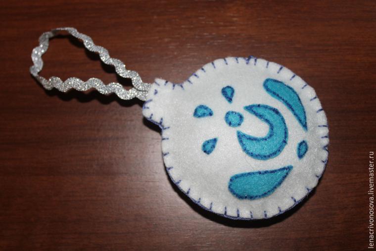 Делаем новогодние игрушки в стиле Гжель, фото № 7 Делаем новогодние игрушки в стиле Гжель, фото № 7