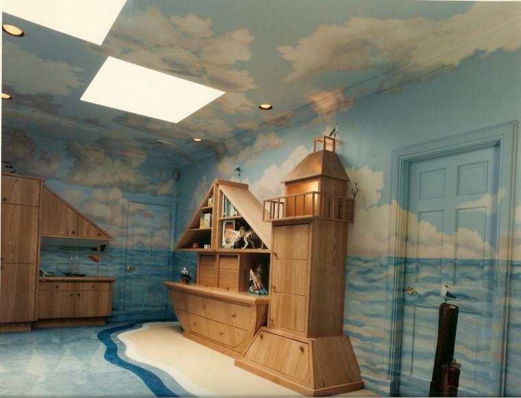 Украсить комнату в морском стиле своими руками