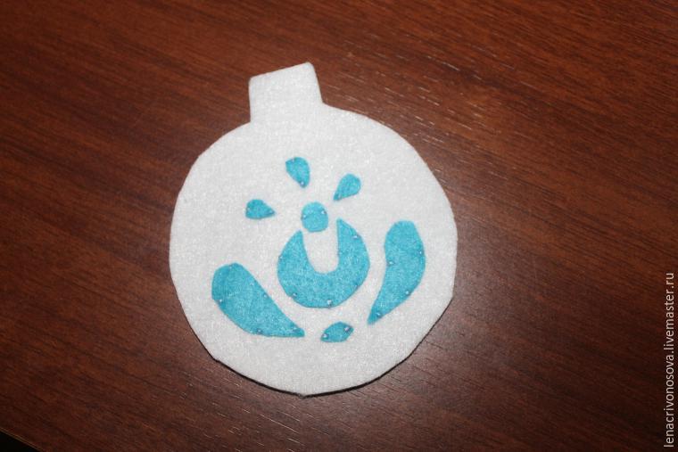 Делаем новогодние игрушки в стиле Гжель, фото № 4 Делаем новогодние игрушки в стиле Гжель, фото № 4