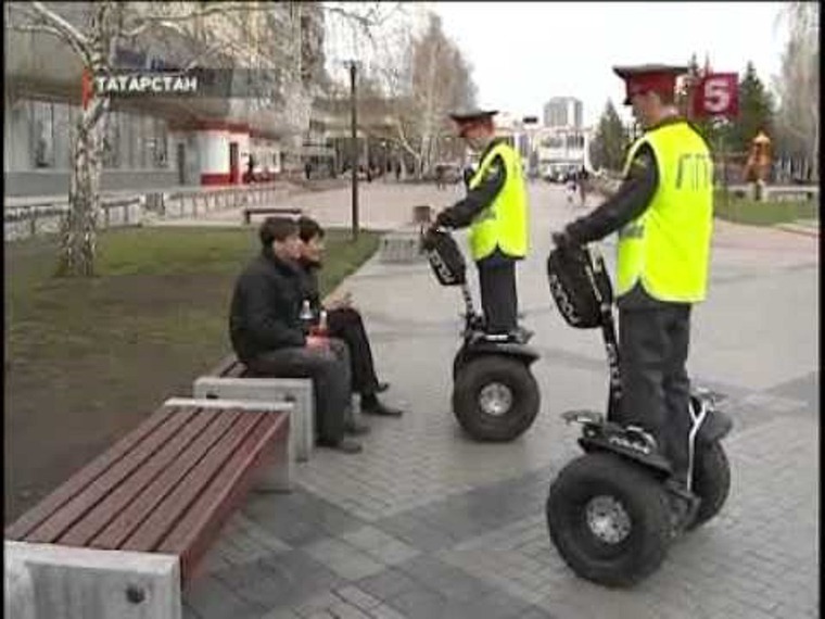 Электрический самокат Segway полиция