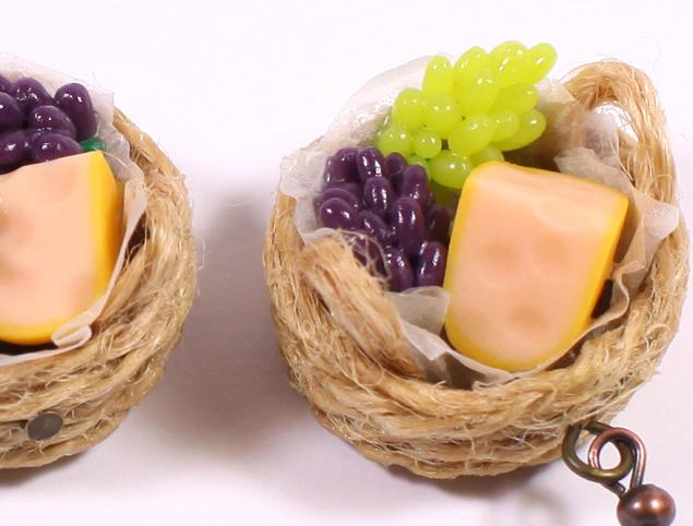 Серьги из пластики 