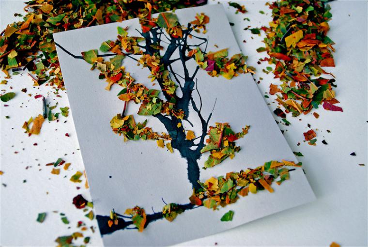 Осенний листопад — идеи для творчества с детьми