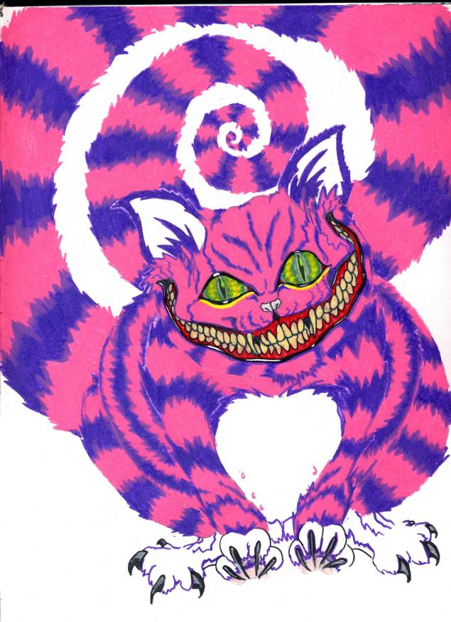 Чеширский кот в иллюстрациях художников, фото № 43