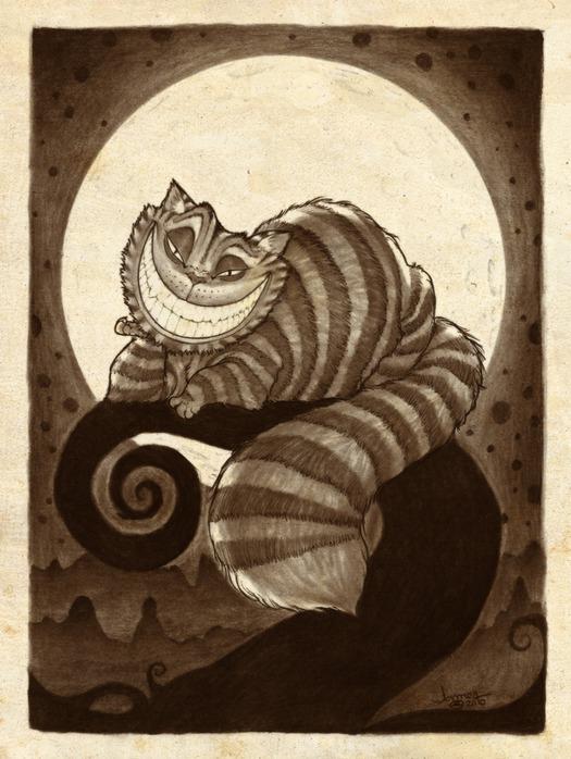 Чеширский кот в иллюстрациях художников, фото № 15