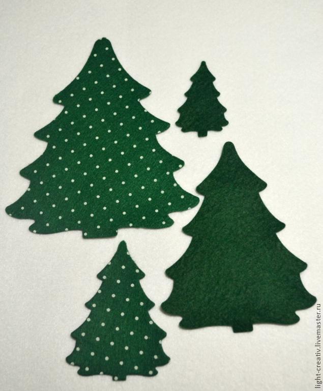 Как сшить новогоднюю елку из ткани своими руками - мастер-класс
