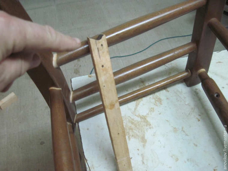 Ремонт стула с круглыми проножками с усилением. Часть 1 подготовительные работы и первое склеивание, фото № 7