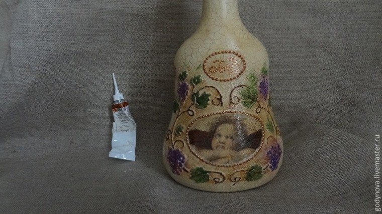 Мастер-класс декор бутылки для святой воды в технике декупаж, фото № 24 Мастер-класс декор бутылки для святой воды в технике декупаж, фото № 24