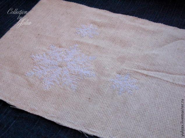 Как сделать вышивку на плотной ткани, фото № 7