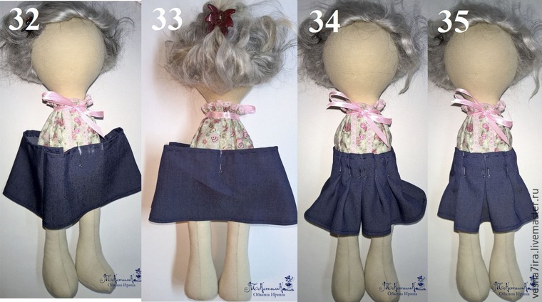 Шьем комплект одежды для куклы-большеножки, фото № 16