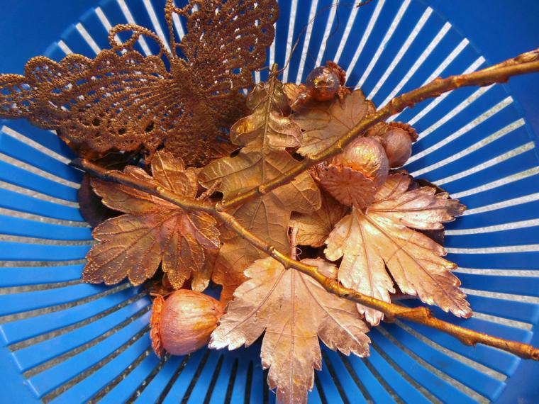 Гальваника в домашних условиях своими руками украшения из листьев фото пошагово для начинающих