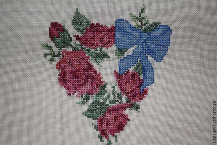 Шьем и вышиваем карман для носовых платочков, фото № 10