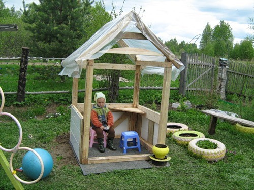 Домик для детской площадки своими руками (60 фото) - красивые картинки и HD фото