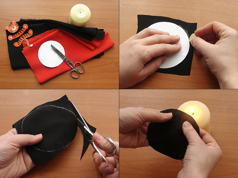 Забавный тигренок, или Елочная игрушка своими руками, фото № 8