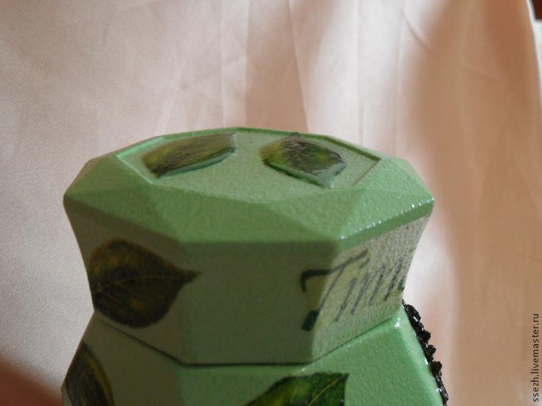 Декорируем баночки для чая и кофе в технике обратного декупажа, фото № 21 Декорируем баночки для чая и кофе в технике обратного декупажа, фото № 21