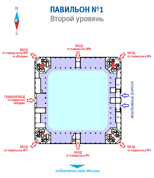 Экспоцентр павильон 2 схема