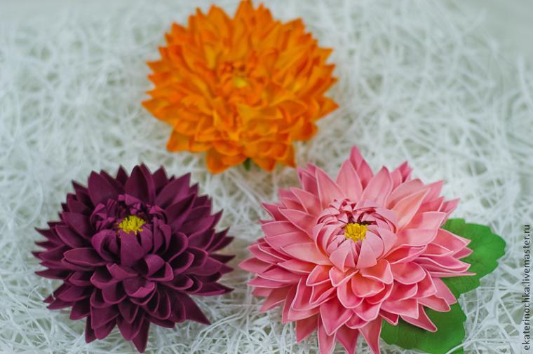Цветы в технике канзаши - Коробочка идей и мастер-классов