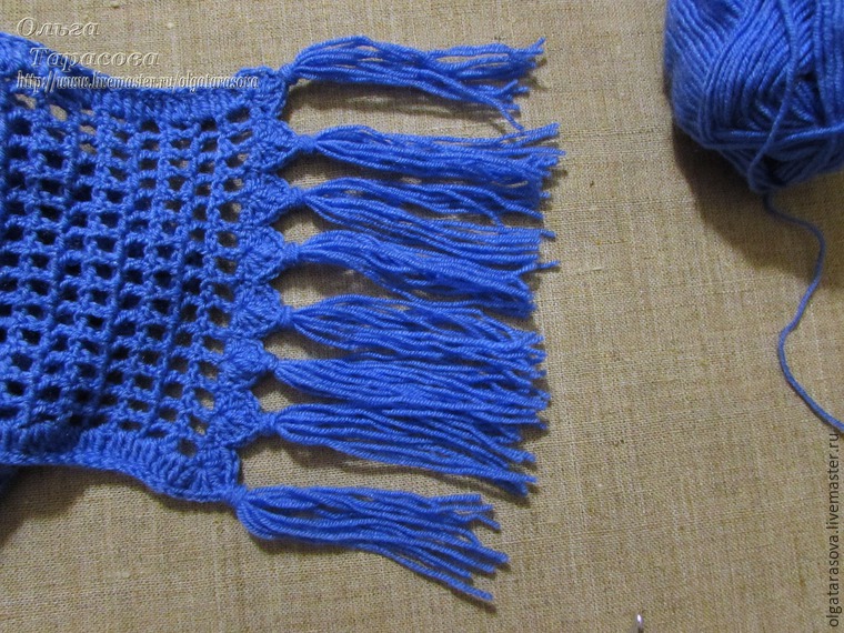 Вяжем мягкий и пушистый шарф для детей, фото №26