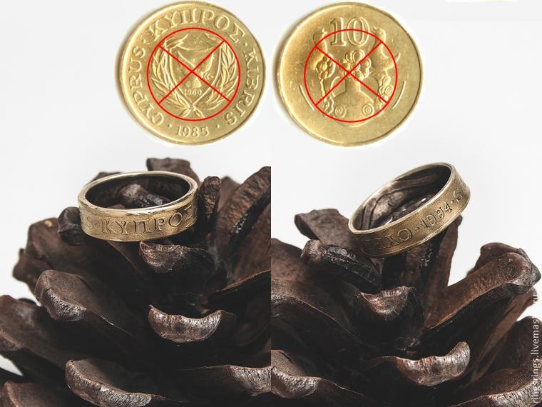 Изготовление уникального кольца из монеты: Мастер-Классы в журнале Ярмарки  Мастеров