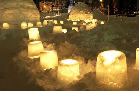 Ледяные подсвечники и яркие красивые ледяные шары, или Украшаем улицу и свой дворик, фото № 4
