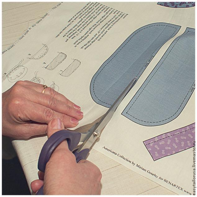 Шьем платье для текстильной куклы в винтажном стиле, фото № 6