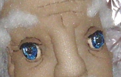 Ручная кукла, сшитая из капрона, синтепона и текстильных тряпок, фото. № 35