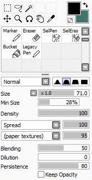 Рисование волшебной кистью rush в программе aint ool , фото № 6