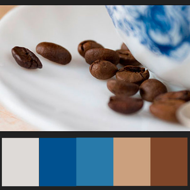 Цвет шоколада сочетание. Коричневая палитра. Сочетание синего и коричневого. Сочетание цветов кофейный. Цветовая палитра кофейный.