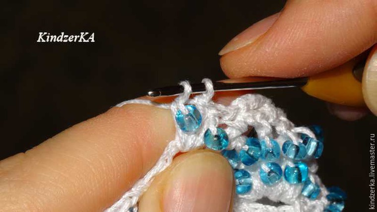 Mastering Bead Embroidery: Beads and Treble Crochet, фото № 7