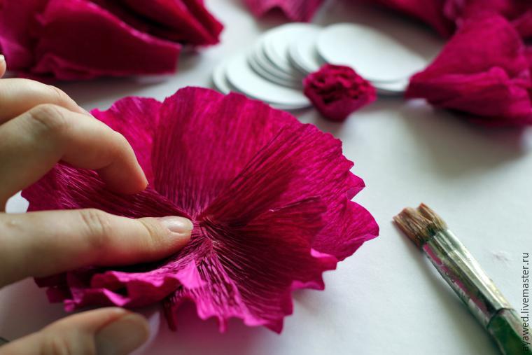 Как делать цветы (для подарочной упаковки или картин) из бумаги: орхидея и анемона