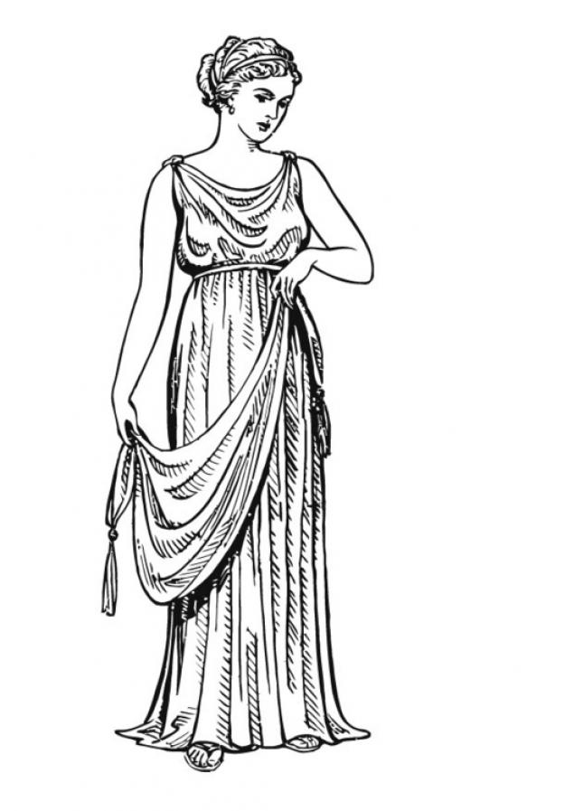 Контрольная работа по теме Мужской и женский костюм Древней Греции