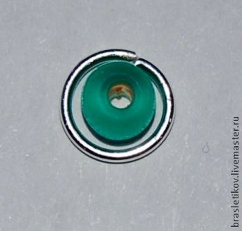 Браслет или ожерелье из соединительных колечек и бисера своими руками, фото № 3
